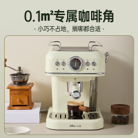 小熊(Bear)[政府补贴]咖啡机半自动 家用小型意式咖啡粉胶囊可用 20Bar高压萃取强劲蒸汽奶泡 KFJ-E12Q5