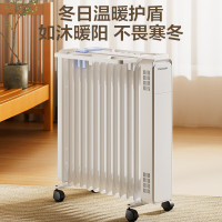 松下(Panasonic)取暖器家用电暖器电油汀电暖气片防烫尾片节能省电大面积全屋取暖加厚烘衣加湿DS-DK2233CW