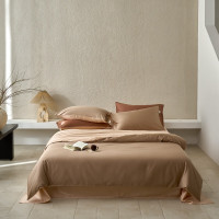 Velvetia | 娇好韵A类兰精天丝四件套-茶棕