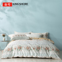 金号全棉抗菌四件套-恋薇时节 JH-011