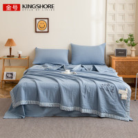 金号抗菌棉花夏被-简兮蓝 JH-003