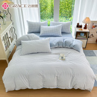 洁丽雅纯品高支密云柔四件套 JLY-CP2158产品规格:被套:200*230cm \ 床单:235*250cm枕套