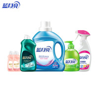 蓝月亮运动型洗衣液(速干面料专用)500g+薰衣草洗衣1.68kg+芦荟洗手500g+衣领净500g+内衣洗80g*2