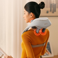 SKG按摩披肩 H5系列1代 灰色 舒享款 肩颈部腰部背部披肩全身热敷按摩仪