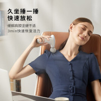 skg筋膜枪F5 精致便携肩颈腰腿全身热敷按摩仪 专业级肌肉放松器颈膜抢