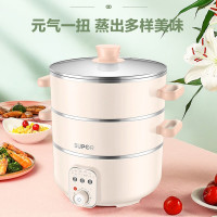苏泊尔电蒸锅 双层蒸笼 304不锈钢 不粘内胆 ZN26YK18
