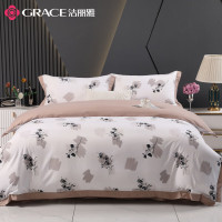 洁丽雅Grace暖绒套件-莫奈花园 JLY- YHE109 型号:YHE109 面料:零压纤维 规格: 被套
