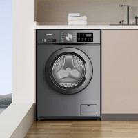 创维滚筒洗衣机GF100KC3_钛金灰