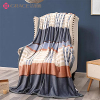 洁丽雅Grace抗静电铺盖毯-蓝调150*200cm JLY-YHE006 面料:海鸟绒 规格:150*200cm