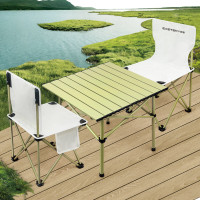 驿客折叠桌椅三件套EKH-9031 椅子:38*38*65cm 桌子:53.5*49.5*49.5cm(展开尺寸