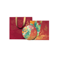 大益赤羽金轮礼盒(熟)357g/盒 16盒/件