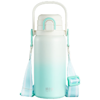 哈尔斯(HAERS)双饮拎拎杯·珍珠HGD-950-016 950mL 珠光绿色