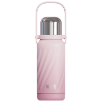 哈尔斯(HAERS)甜筒拎拎杯HGB-980-001 980mL 草莓粉