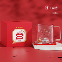 NONOO紫禁城四季玻璃杯GNG450S1 450mL 红色