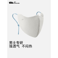 蕉下(beneunder)超透气防晒口罩男全脸防晒骑行面罩防风骑行口罩护脸基尼 藤雾灰