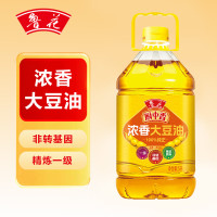 鲁花厨中香纯香大豆油 非转基因5L 1桶装
