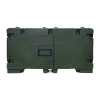 帝俊 隔板滚塑箱 双开门航空储物箱 双开门款