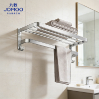 九牧(JOMOO)置物架铝合金坚固单杆双杆双沟浴9301112