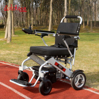 威之群 电动轮椅 轻便可快速折叠轮椅 前后折叠1023-28