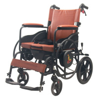 鳯凰 座便轮椅 PHW808B 铁制磨砂黑车架 台(成都)