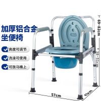 鼎联 坐便椅 DL-6016L 铝合金 配:翻盖式双座板(成都)
