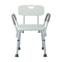 罗达菲 沐浴椅 铝合金 白色带靠背扶手(成都)