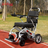 威之群 电动轮椅 轻便可快速折叠轮椅 前后折叠1023-28(成都)