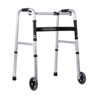鼎联 DL-7011 带轮 单弯雾银助行器(德阳)