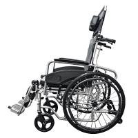 荷怡乐康 钢制高靠背坐便轮椅 YK954GC(成都)