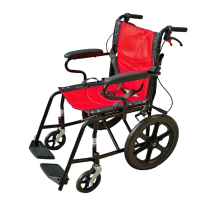鑫方元 便携式折叠轮椅 SYIV100-JL03GC 红色(德阳)
