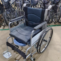 金寿堂 功能轮椅 喷塑坐便实心胎 便桶 浮垫 SYIV90-JS01