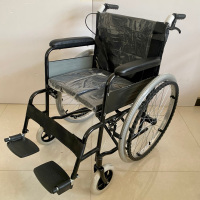 金寿堂 功能轮椅 黑架坐便轮椅 SYIV90-JS01