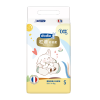 dodie杜迪 轻羽柔· 腰贴型婴儿纸尿裤-S 参考适用体重4-8KG、7包/套(绵阳江油)