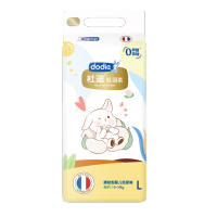 dodie杜迪 轻羽柔· 腰贴型婴儿纸尿裤-L 参考适用体重9-14KG、7包/套(绵阳江油)