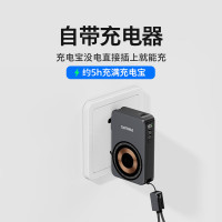 飞利浦DLP9388磁吸充电宝五合一带插头自带线可上飞机小巧10000毫安快充适用苹果14,15,16华为手机三合一