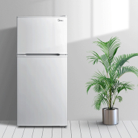 美的(Midea) BCD-112CM双门小冰箱家用宿舍租房用静音小型冰箱迷BCD-112CMB