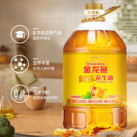 金龙鱼纯香花生油5L/桶 家用大桶装食用油 纯物理压榨植物油花生油 1桶 f