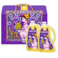 宫粮 一级冷榨亚麻籽油 月子油胡麻油食用油节日礼盒企业员工福利集采 4L*1盒