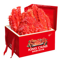星龙港(XING LONG GANG)智利帝王蟹礼盒装鲜活熟冻大螃蟹生鲜海产海鲜 帝王蟹1200g-1400g