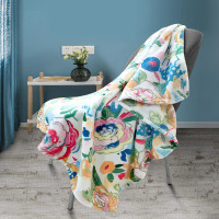 富安娜单层法兰绒毯-摩卡时光