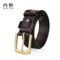 内野匠心头层牛皮带UC-P019