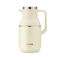 苏泊尔(SUPOR)保温壶1.7L 304不锈钢真空保暖壶 炼乳白 KC17FZ50 Z