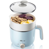 小熊(Bear) 电煮锅 多功能迷你电热锅1.2L DRG-C12R5[带蒸笼]