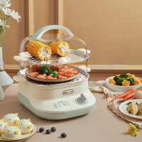 小熊(Bear)早餐型蒸锅DZG-C60W9电蒸锅二层家用多功能大容量6L双层