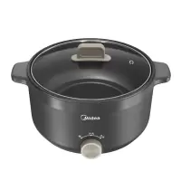 美的(Midea)MC-HGE2520 电火锅家用多功能电炒锅电煮锅电热锅 3L 一体式电火锅