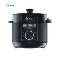 美的(Midea)电压力锅6升双胆大容量高压锅 一键排气 开盖收汁 YL60X3-101A 适用4-8人