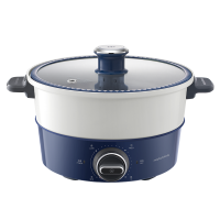 摩飞 机械升降电火锅家用多功能料理锅 MR9090