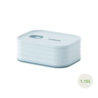 乐扣乐扣 新活力不锈钢保鲜盒(蓝色)LCB918BLUFU 1.15L