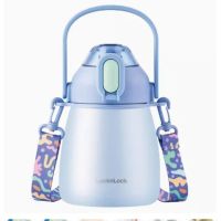 乐扣乐扣大肚保温杯墩墩大肚保温杯1.0L(蓝) LHC3311BLU