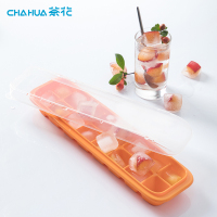 茶花(CHAHUA)密斯翻盖冰块盒 E08003 橙色,绿色 礼品